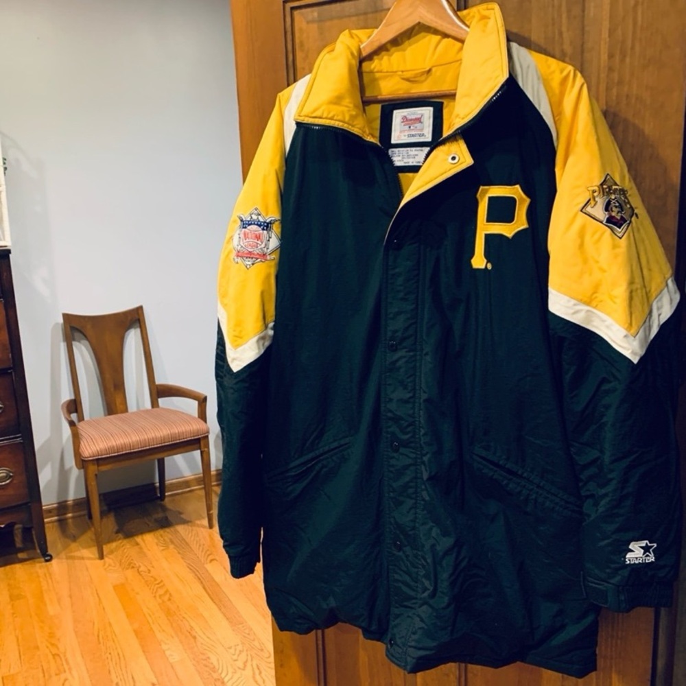 Vintage 90’s STARTER MLB DIAMOND COLLECTION BULLPEN SERIES PGH PIRATES Jacket